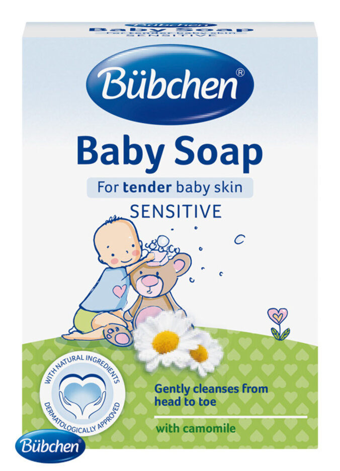 BÜBCHEN Mýdlo baby sensitive 125 g Bübchen