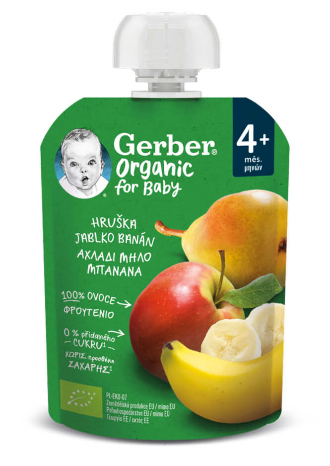 GERBER Organic Kapsička hruška