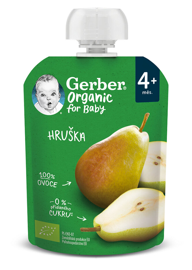 GERBER Organic Kapsička hruška 90 g​ GERBER