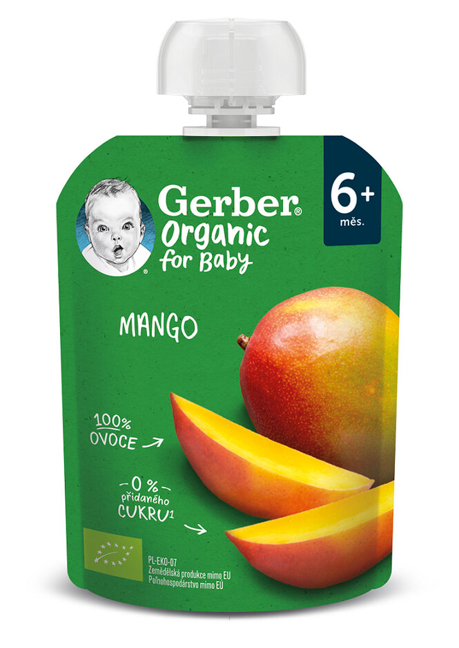 GERBER Organic Kapsička mango 90 g​ GERBER