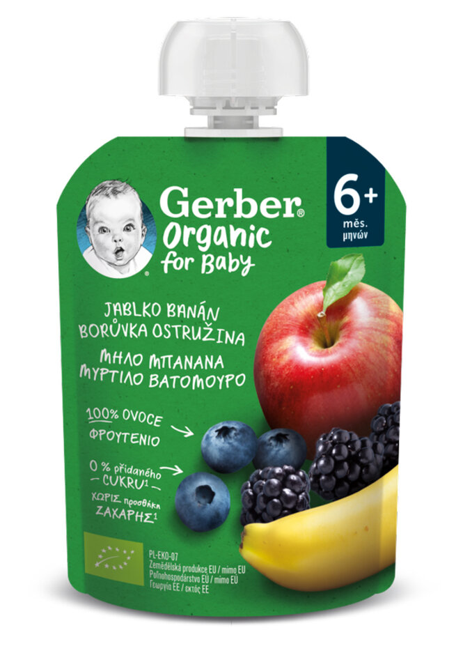 GERBER Organic Kapsička jablko