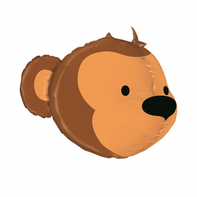 Balónek fóliový Hlava opice 3D Albi Albi