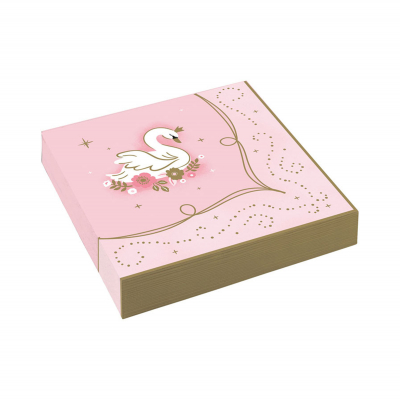 Ubrousky princezny zlatý okraj 16 ks Albi Albi