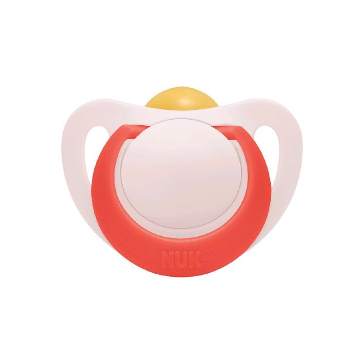 NUK Dudlík Star latex 18 - 36m. box - červený Nuk