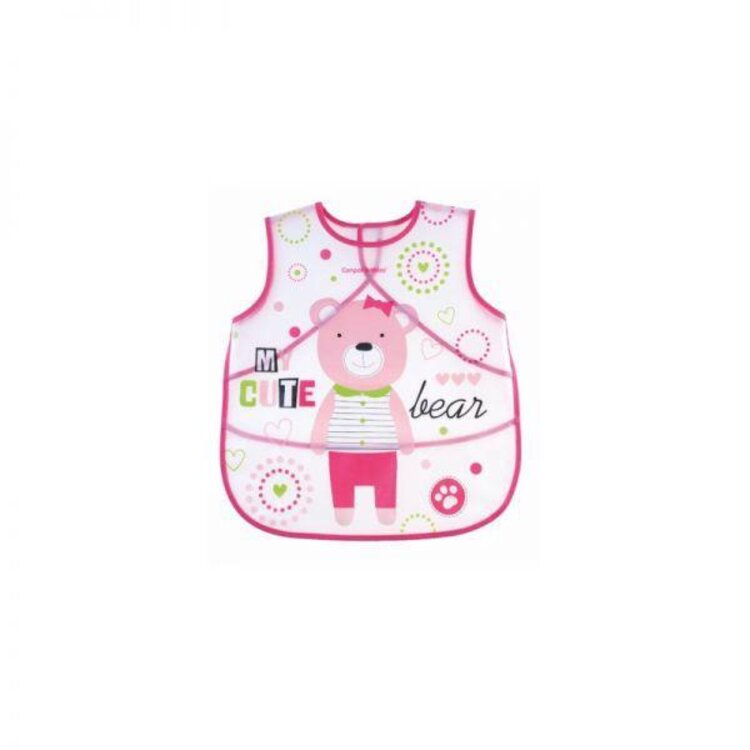 CANPOL BABIES Bryndák zástěra s kapsou PUPPETS růžový Canpol Babies