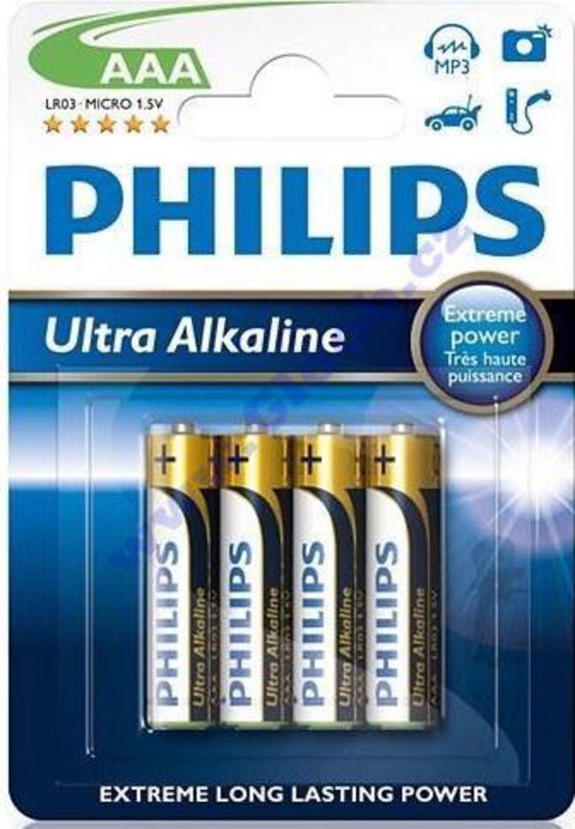 BORGY Baterie Ultra Alkaline AAA - 4 ks BORGY