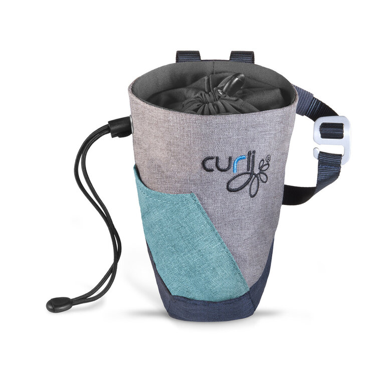 CURLI Kapsa na pamlsky pro psy Scuba Gray Curli