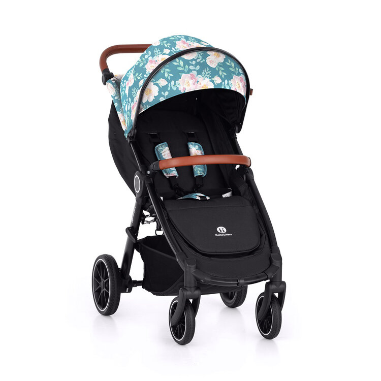 PETITE&MARS Kočárek Street+ RWS Oak + Stříška Limited 100 Roses Petite&Mars