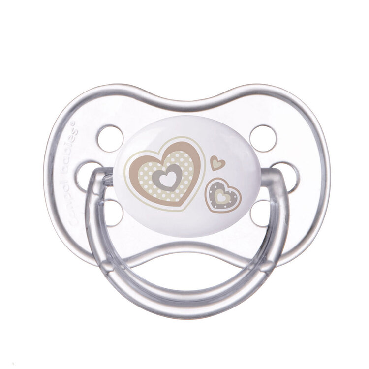CANPOL BABIES Dudlík silikonový symetrický 0-6m Newborn Baby béžová Canpol Babies