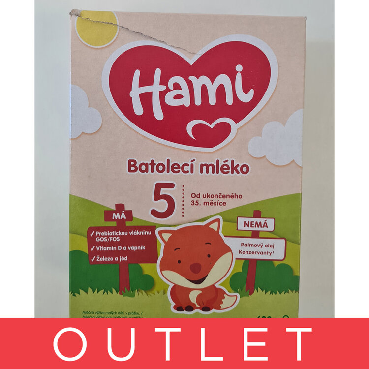 EXP: 14.12.2024 HAMI 5 Mléko dětské 600 g Hami