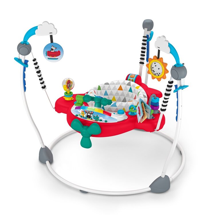 BABY EINSTEIN Skákadlo/aktivní centrum 2v1 Ocean Explorers Airplane Adventure™ 6m+ do 12 kg Baby Einstein