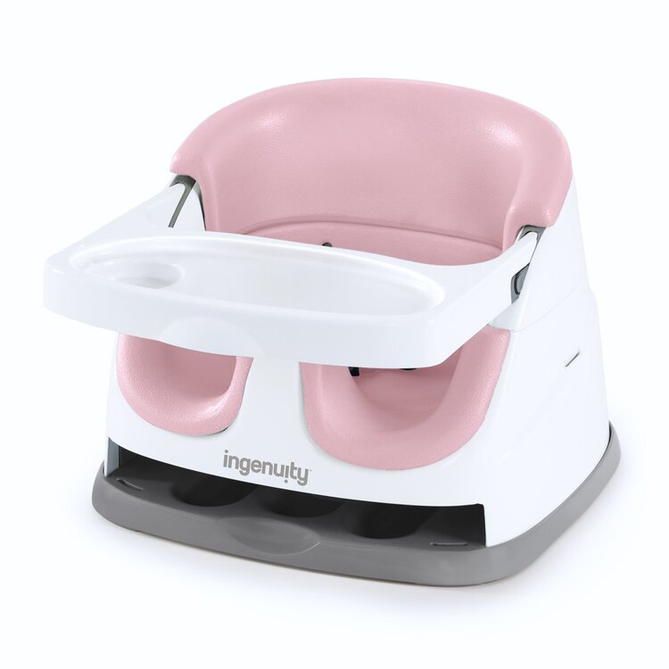 INGENUITY Podsedák na židli 2v1 Baby Base ™ Peony ™ 6m + do 22kg Ingenuity