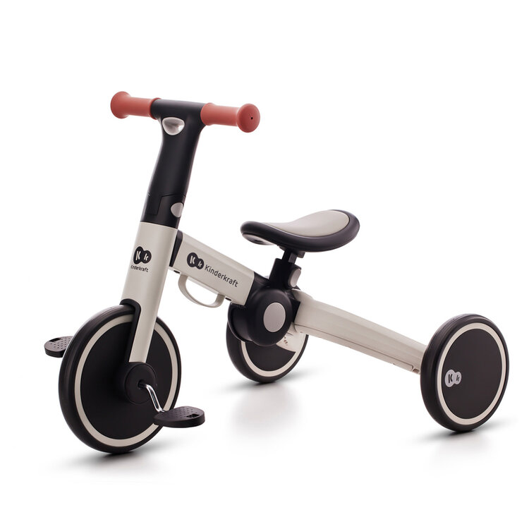 KINDERKRAFT Tříkolka 4Trike Silver Grey Kinderkraft