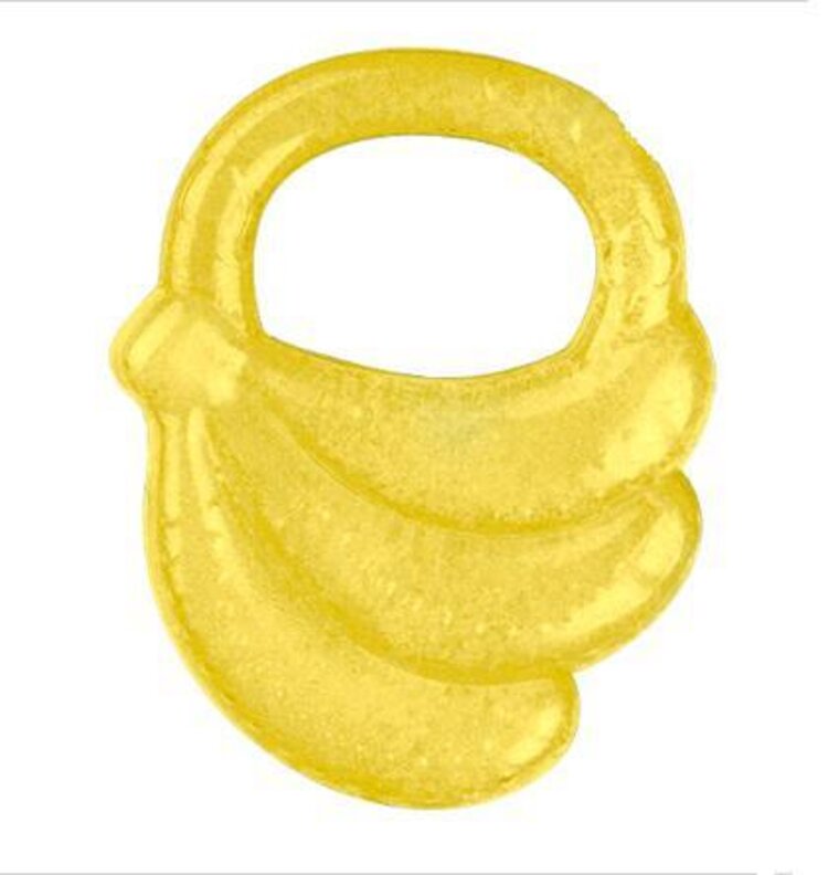 BABYONO Kousátko chladící banán žlutá BabyOno