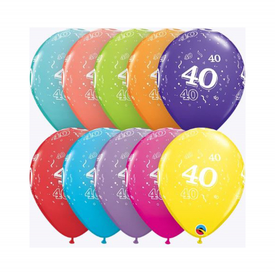 Balónky latexové Ročník 40 barevné 6 ks Albi Albi