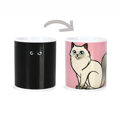 Měnicí hrnek - Kočička Albi Albi