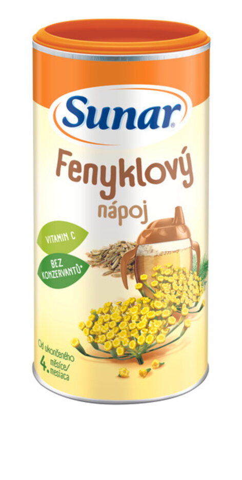 SUNAR Nápoj rozpustný fenyklový 200 g Sunar