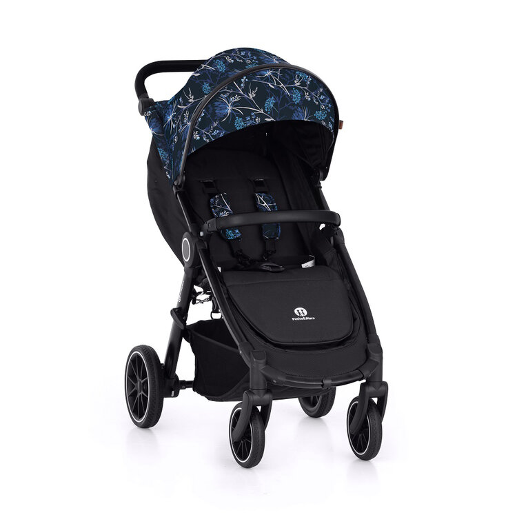 PETITE&MARS Kočárek Street+ RWS Black + Stříška Limited 100 Stylish Beauty Petite&Mars