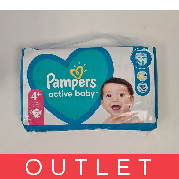 PAMPERS Active Baby Pleny jednorázové 4+ (10-15 kg) 45 ks Pampers