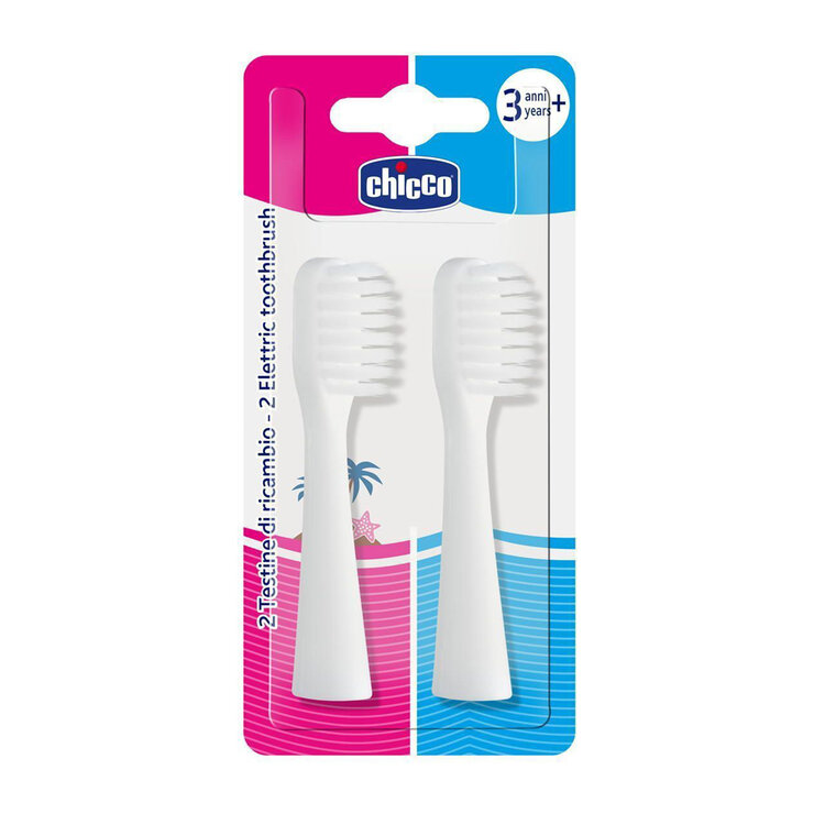 CHICCO Hlavice náhradní na elektrický kartáček 2ks Chicco
