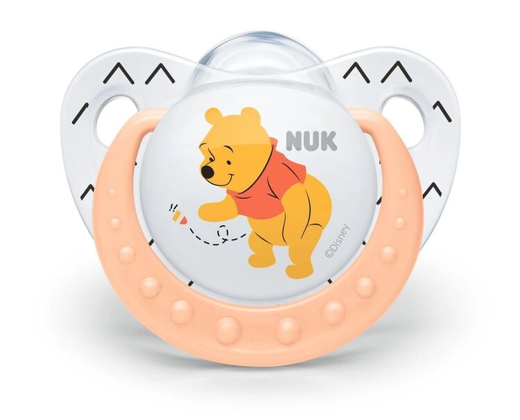 NUK Disney dudlík (silikon) - 6-18 měsíců - oranžový Nuk