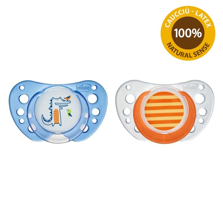 EXP: 12.09.2023 CHICCO Šidítko Physio Air kaučuk 6-16m chlapec 2 ks Chicco