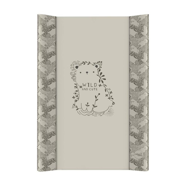 CEBA Podložka přebalovací 2-hranná s pevnou deskou (50x70) Basic Wild Ceba