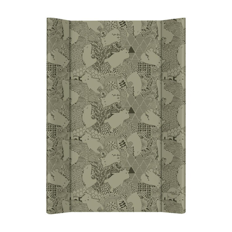 CEBA Podložka přebalovací 2-hranná s pevnou deskou (50x70) Basic Patterns Ceba