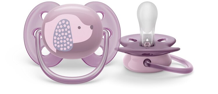 Philips AVENT Šidítko Ultrasoft Premium 6-18m fialová