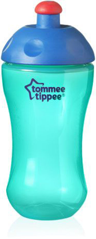 TOMMEE TIPPEE Sportovní láhev 300 ml 36m+ Basic - Tyrkysová Tommee Tippee