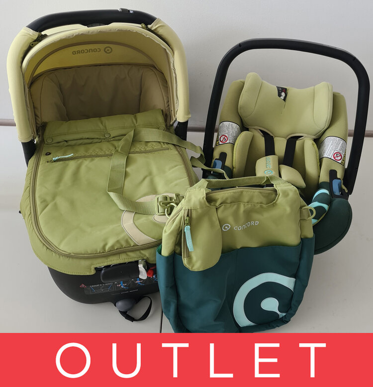 Concord neo travel set green / hluboká korbička