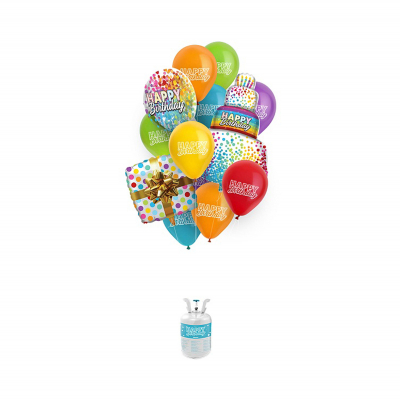 Helium set s balónky Happy Birthday Albi Albi