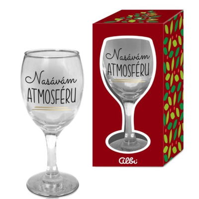Vánoční sklenice na víno - Atmosféra Albi Albi