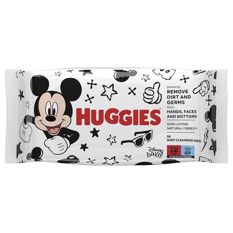 HUGGIES® Ubrousky vlhčené Mickey Mouse 56 ks Huggies
