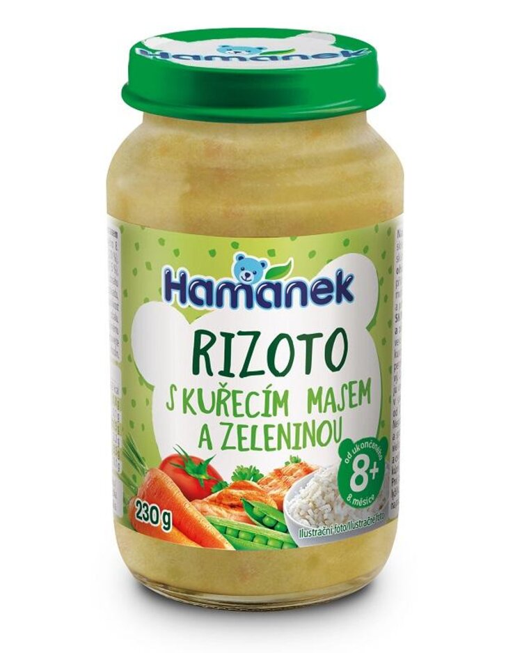 EXP: 19.12.2023 HAMÁNEK Rizoto s kuřecím masem a zeleninou 230 g Hamánek