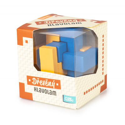 Velký dřevěný hlavolam - Kříž Albi Albi