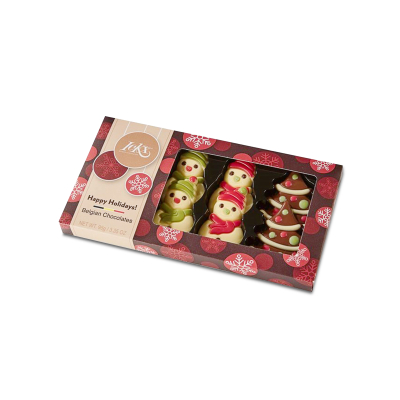 Čokoládové figurky: Sněhulák a stromeček Albi Albi