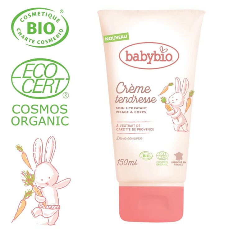 EXP: 31.12.2023 BABYBIO Hydratační BIO krém pro miminka od narození 150 ml Babybio