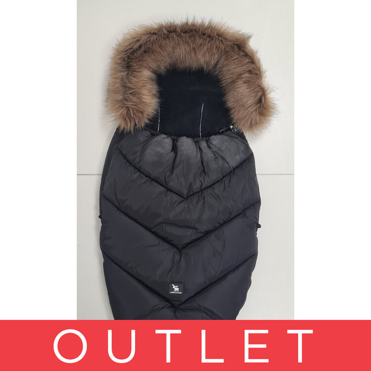 COTTONMOOSE Fusak do kočárku Moose Yukon Black Cottonmoose