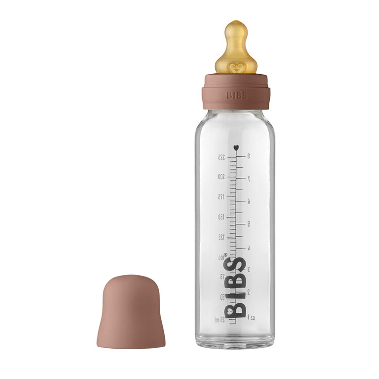 BIBS Láhev skleněná Baby Bottle 225 ml