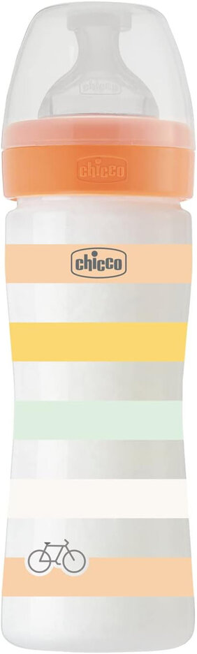 CHICCO Láhev kojenecká Well-being silikon 250ml uni Chicco