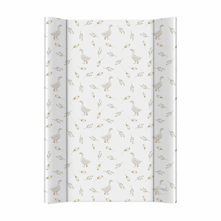 CEBA Podložka přebalovací 2-hranná s pevnou deskou (50x70) Basic Goose Ceba
