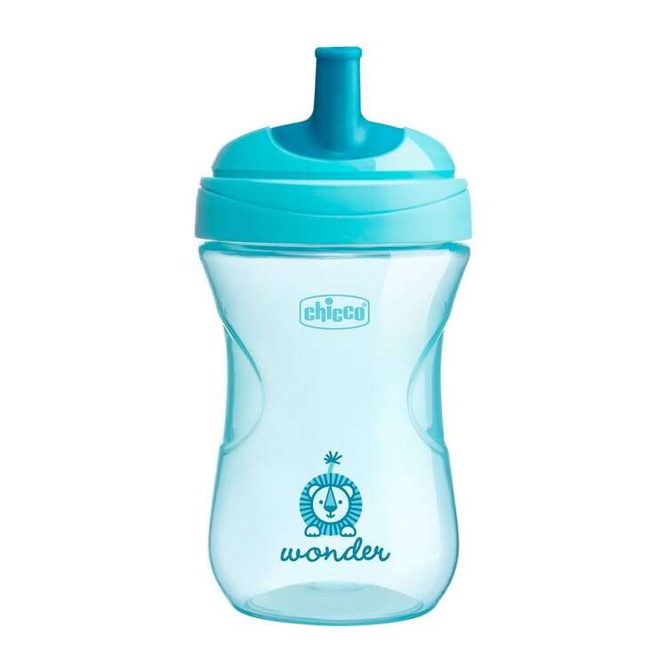 CHICCO Hrneček Advanced s brčkovým náustkem 266 ml zelený 12m+ Chicco