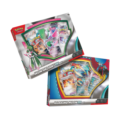 Pokémon TCG: Roaring Moon / Iron Valiant ex Box Asmodée-Blackfire Asmodée-Blackfire