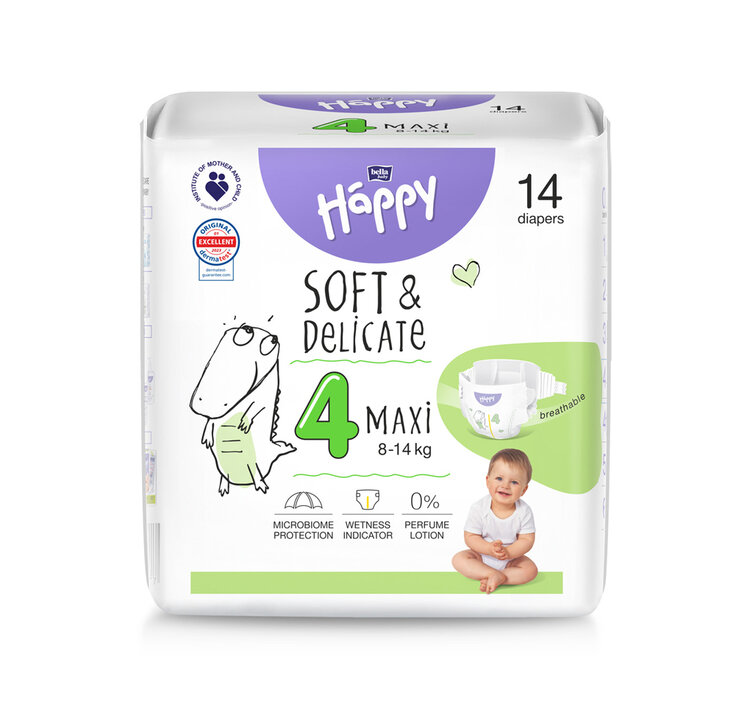 BELLA HAPPY Baby Pleny jednorázové Maxi 8-14 kg 14 ks Bella Baby Happy