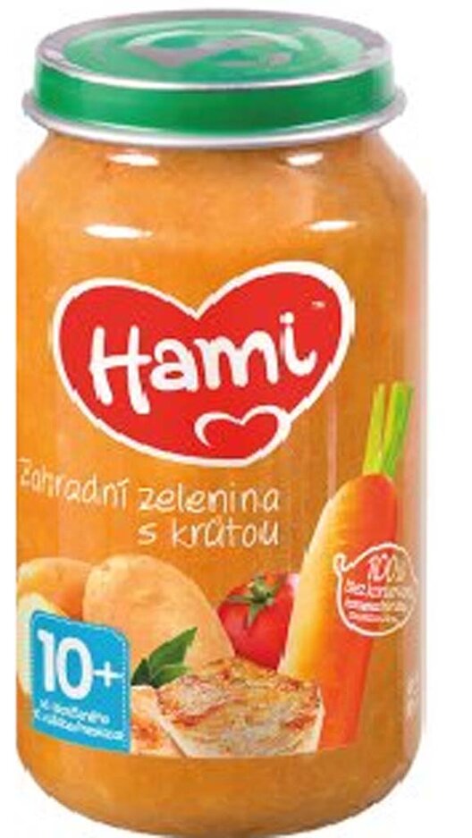 Hami Zahradní zelenina s krůtou 250 g Hami