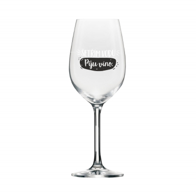 Mega sklenice na víno - Šetřím vodu Albi Albi