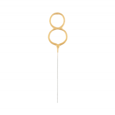 Prskavka zlatá číslo 8 Albi Albi