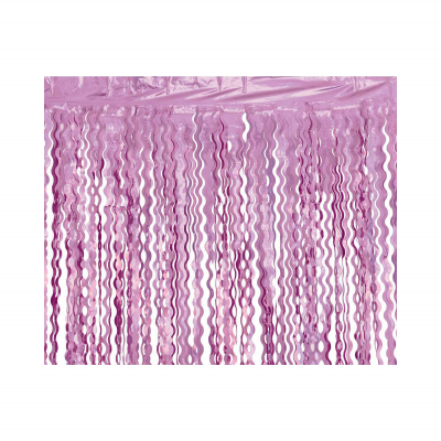 Závěs na dveře růžový vlnitý Albi Albi