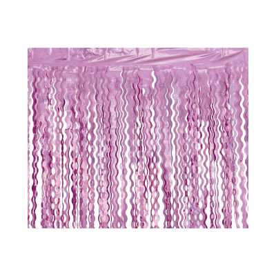 Závěs na dveře růžový vlnitý Albi Albi